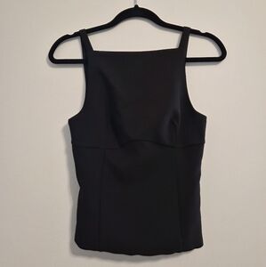 Zara Classic Black Sleeveless Top